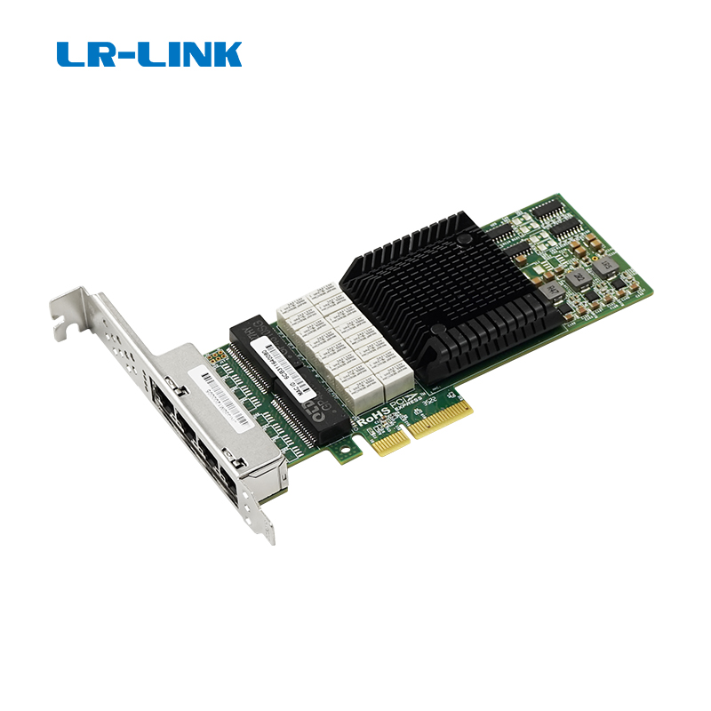 PCIe x4 四电口千兆双路Bypass以太网网络适配器（Intel I350）
